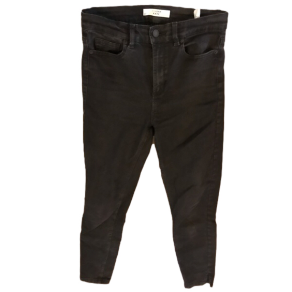 Dyndnm Kate Black Skinny Denim Jeans size 27